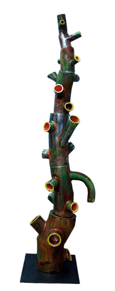 andrea viviani, scultura, ceramica, raku, viviani artista, arte, raku, madonna di campiglio