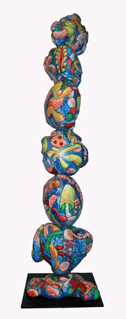 andrea viviani, scultura, ceramica, raku, meteore, meteoriti, fiore, viviani artista, arte, madonna di campiglio