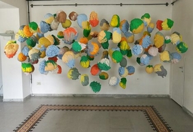 andrea viviani, viviani, sculture, poliuretano, villa torlonia, roma, contemporaryart, installazioneinstabili, ceramica, 