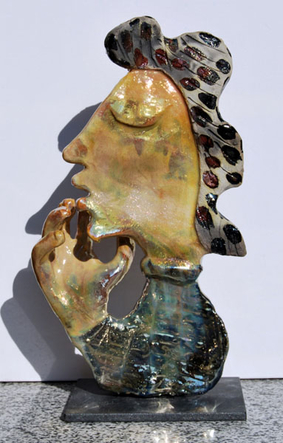 andrea viviani, scultura, ceramica, raku, viviani artista, arte, madonna di campiglio