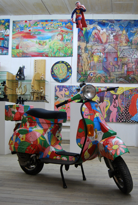 andrea viviani, pittura, viviani scultore, dipinti, sculture, ceramica raku, madonna di campiglio